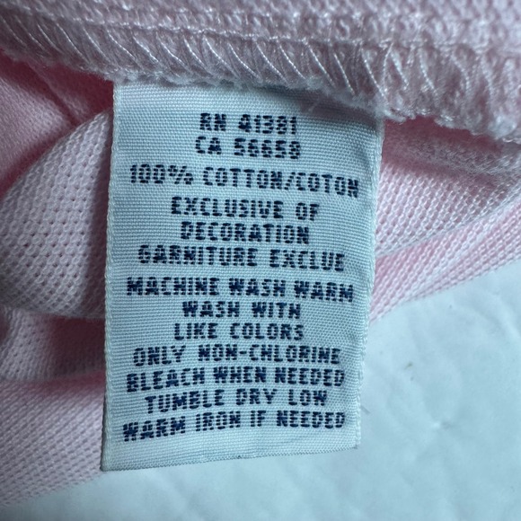 Ralph Lauren Pink Cotton Long Sleeve Button Down Shirt Dress Size M/M - Picture 7 of 7